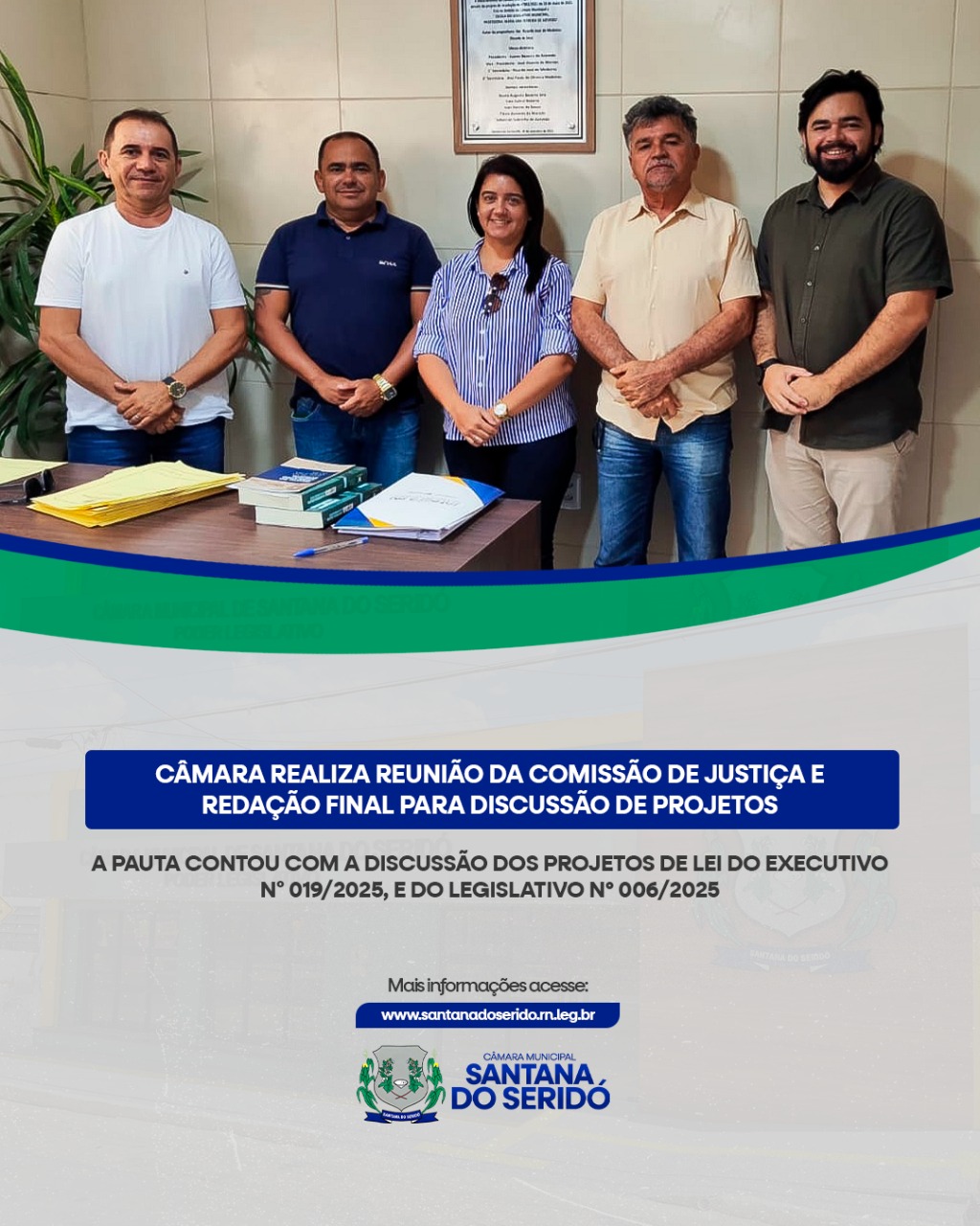 Câmara realiza reunião da Comissão de Justiça e Redação Final para discussão de projetos