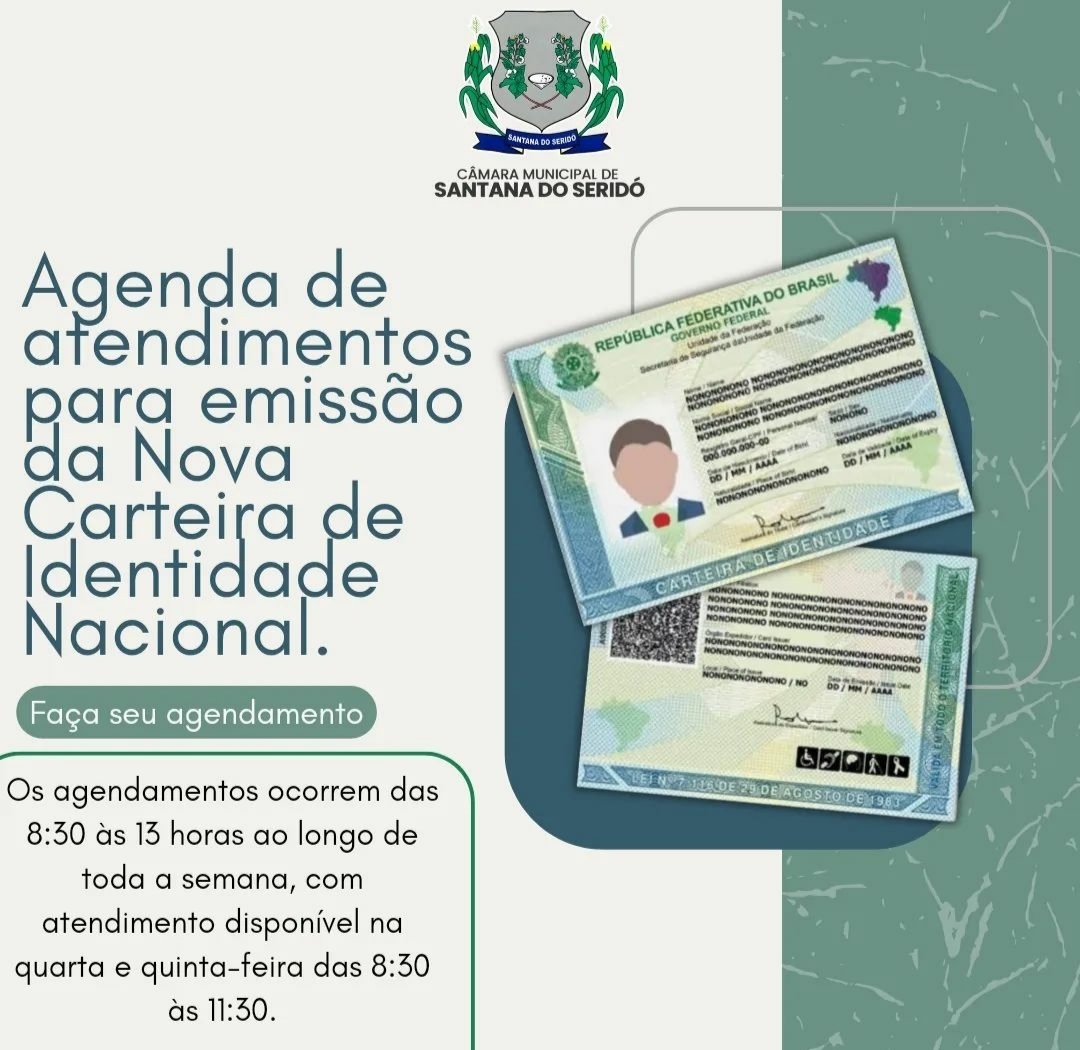 Emissão Gratuita de RG na Câmara Municipal!